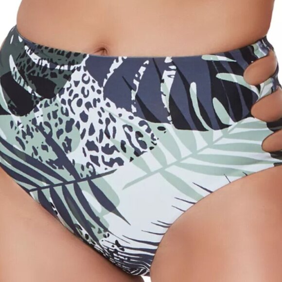 Bar III Tropical Print Bikini Women's size Small New - Picture 13 of 13